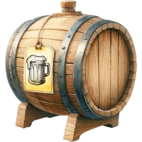 Barrel with Beer
