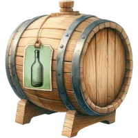 Barrel with Wine